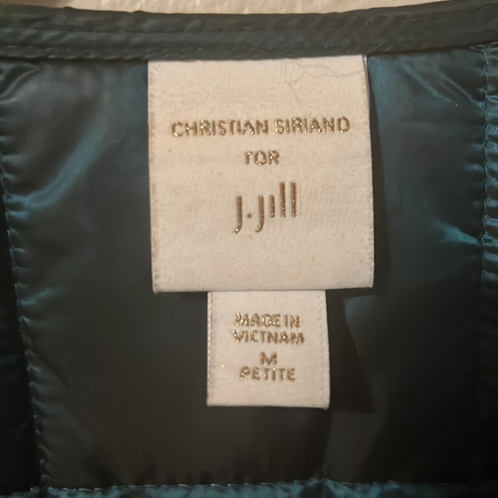 Christian Siriano for J. Jill Medium Petite Quilted Jacket - Picture 2 of 7